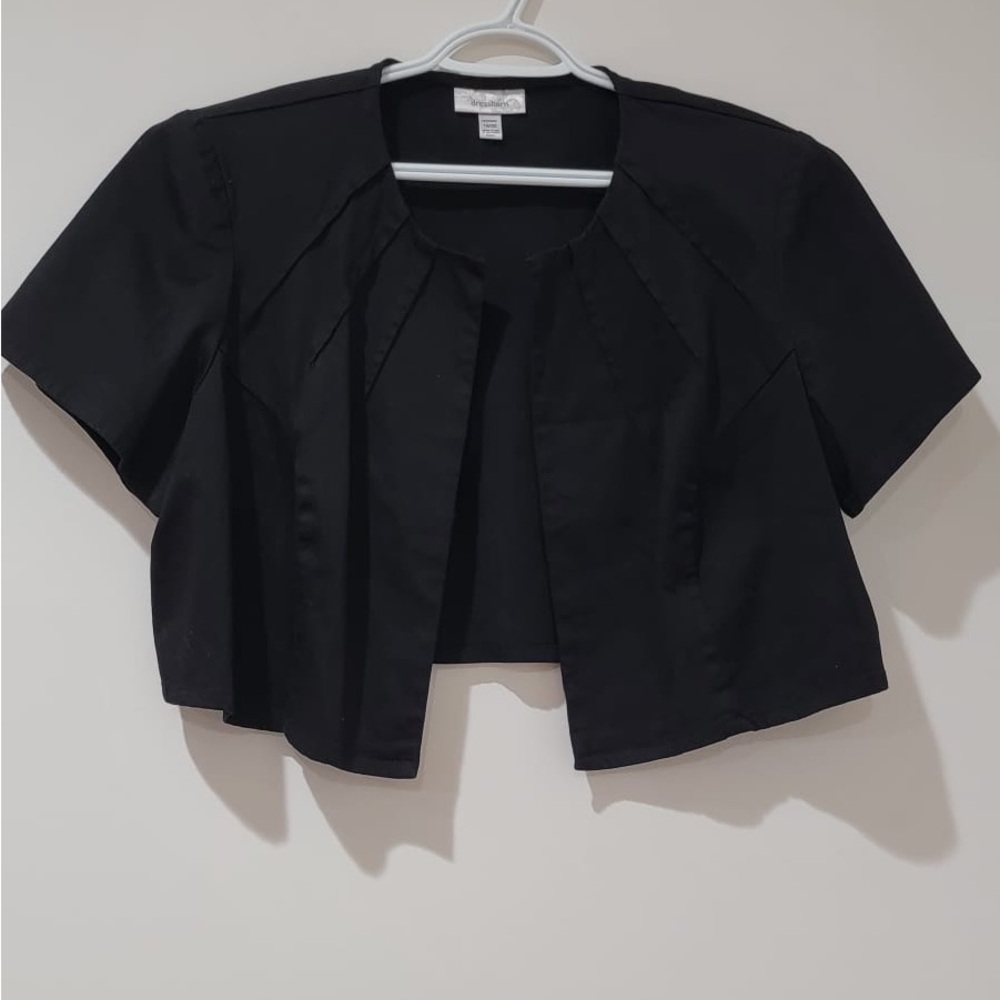 Dress Barn Black Crop Top